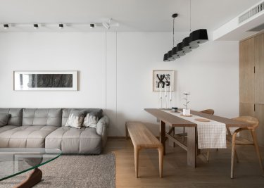 89平3室禅意日式客厅