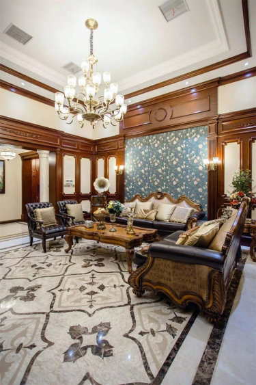 480平别墅其他客厅