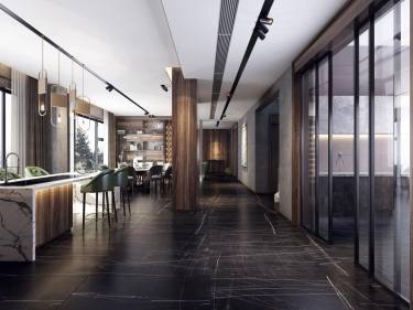 645平别墅现代简约餐厅