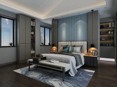 256平别墅雅致新中儿童房