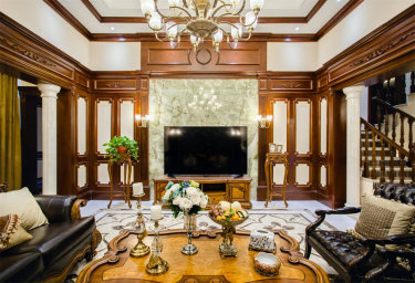 480平别墅其他客厅