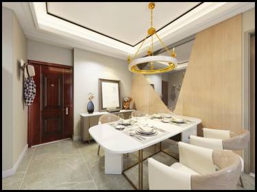 99平2室现代简约餐厅