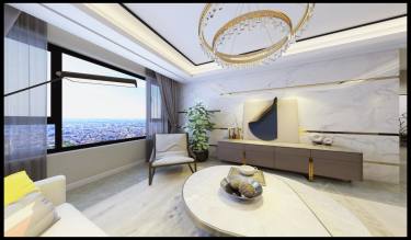 99平2室现代简约客厅