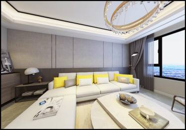 99平2室现代简约客厅