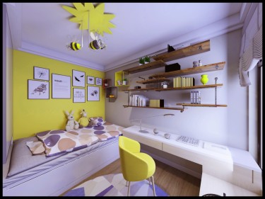 99平2室现代简约儿童房