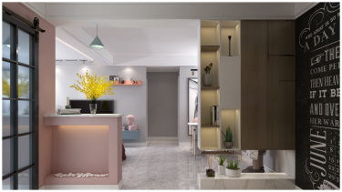 99平2室原木风餐厅