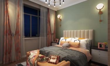 119平3室原木风卧室