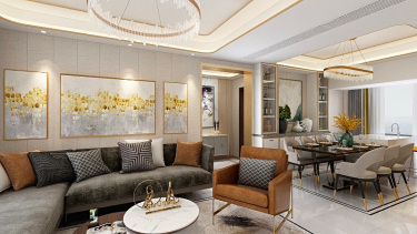 118平4室雅致新中餐厅