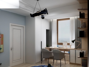 85平2室现代简约卧室