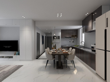 126平4室雅致新中餐厅