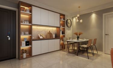 119平3室原木风餐厅