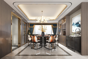 157平5室雅致新中餐厅