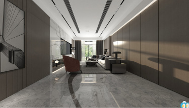 280平别墅现代简约客厅