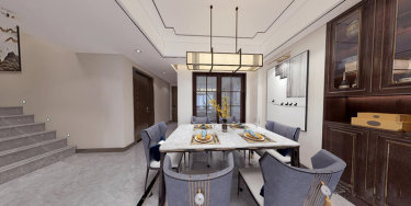 146平跃层/复式雅致新中餐厅