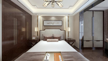 146平跃层/复式雅致新中卧室