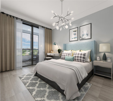 230平3室现代简约卧室