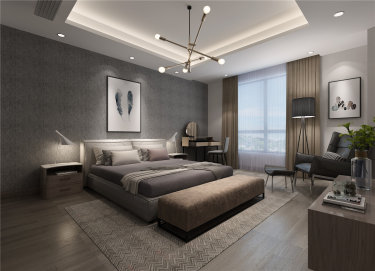 230平3室现代简约卧室