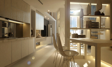 45平1室现代简约客厅