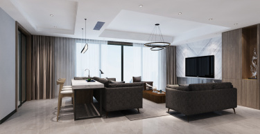 低调的奢华的145㎡现代风案例