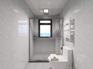 140平4室现代简约卫生间