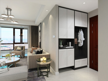 140平4室现代简约玄关