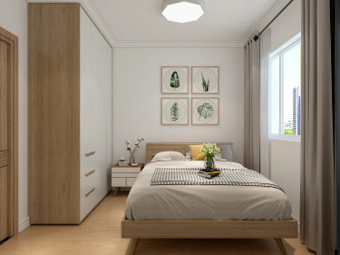 78平3室原木风卧室