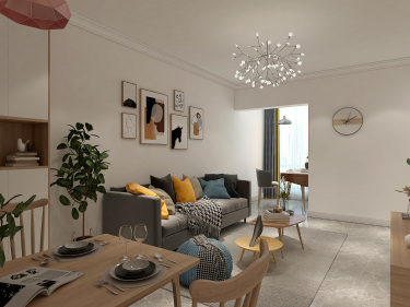 78平3室原木风餐厅