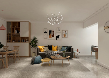 78平3室原木风餐厅