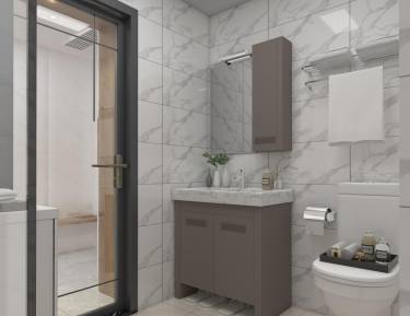 78平1室现代简约卫生间