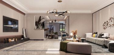 318平别墅现代简约客厅