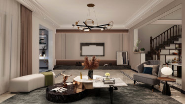 318平别墅现代简约客厅