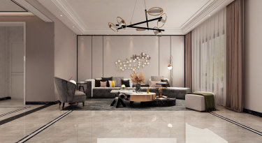 318平别墅现代简约客厅