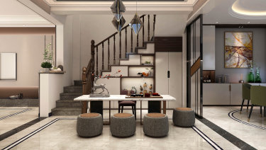 318平别墅现代简约玄关