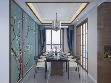 143平4室雅致新中餐厅
