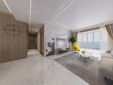 130平3室现代简约走廊