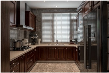 290平别墅雅致新中厨房