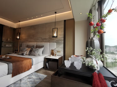 290平4室雅致新中卧室