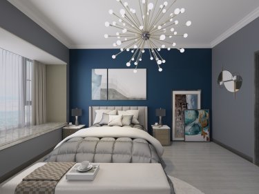 107平3室原木风卧室