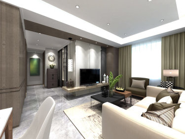 89平龙湖春江紫宸现代风格