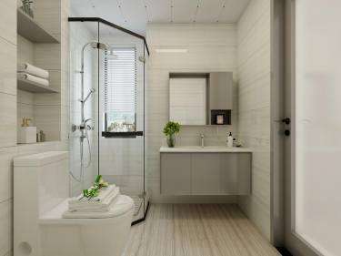 142平3室现代简约卫生间