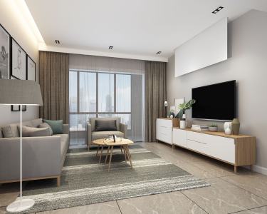 110平石湖湾现代风格