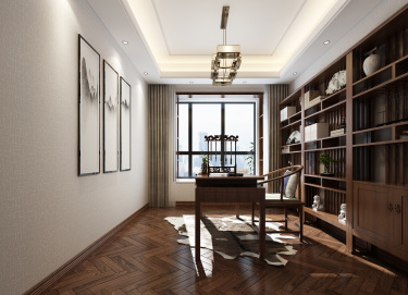 147平4室雅致新中书房