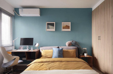 88平2室原木风卧室