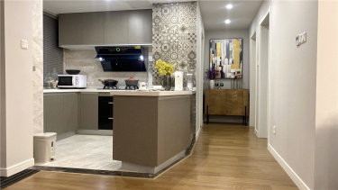 88平2室现代简约厨房