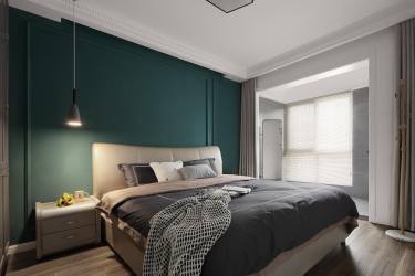 96平2室原木风卧室