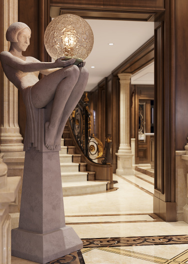 600平别墅其他走廊