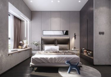 225平别墅现代简约儿童房