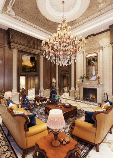 600平别墅其他客厅