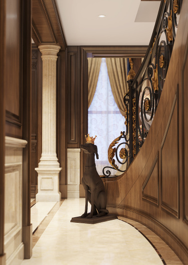 600平别墅其他走廊