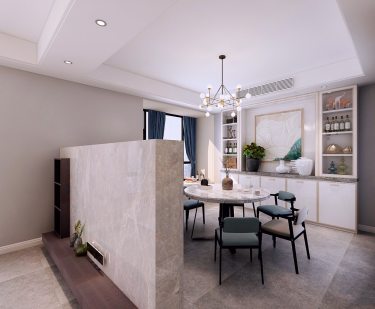 146平跃层/复式现代简约餐厅